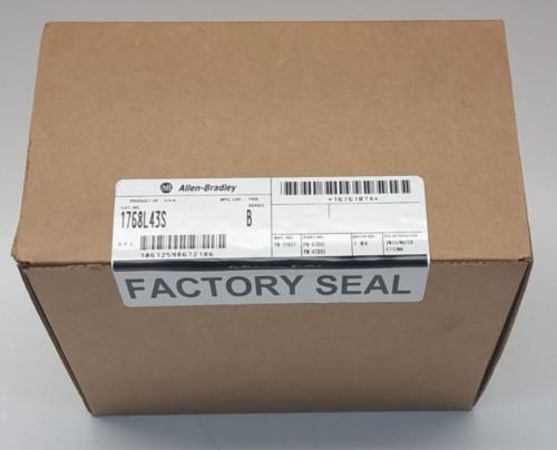 1Pc 1768-L43S 1768L43S Compact Guardlogix Cpu Processor New