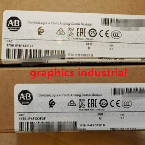 Ab 1756-If4Fxof2F /B Controllogix 6 Point Analog Combo Module New Factory Sealed