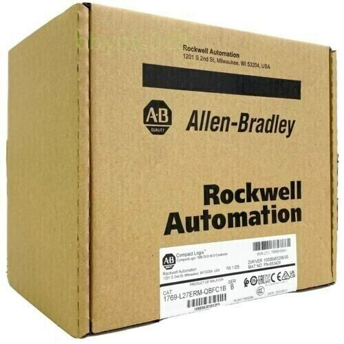 1Pc New Factory Sealed Ab 1769-L27Erm-Qbfc1B Ser B Compactlogix 1Mb Controller