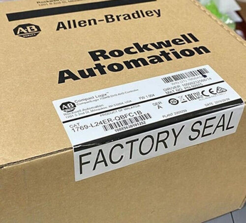 1Pc New Sealed  Allen-Bradley 1769-L24Er-Qbfc1B Compactlogix 750Kb Controller