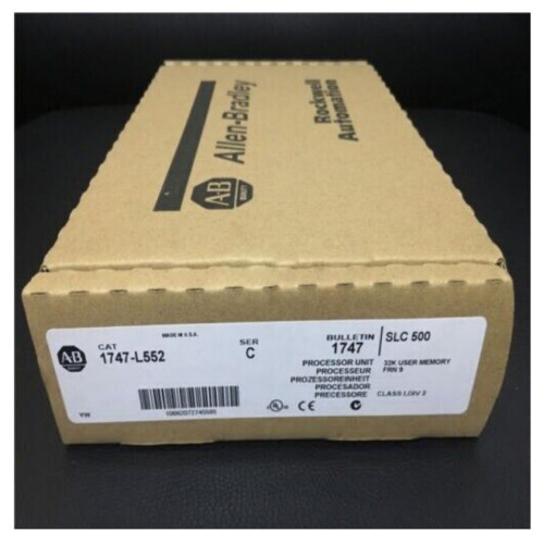 New Factory Sealed Ab 1747-L552 /C Slc 500 Slc 5/05 Cpu Processor Unit 1747L552