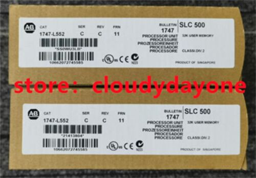 New Factory Sealed Ab 1747-L552 / C Slc 500 Slc 5/05 Cpu Processor Unit 1747L552