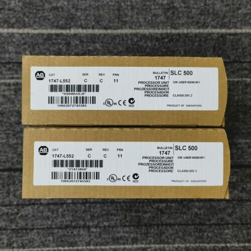 New Allen-Bradley 1747-L552 Ser C Slc500 Slc 5/05 Cpu Processor Unit Module