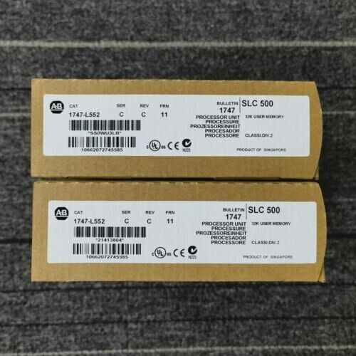 New Sealed Ab 1747-L552 /C Slc 500 Slc 5/05 Cpu Processor Unit 1747L552