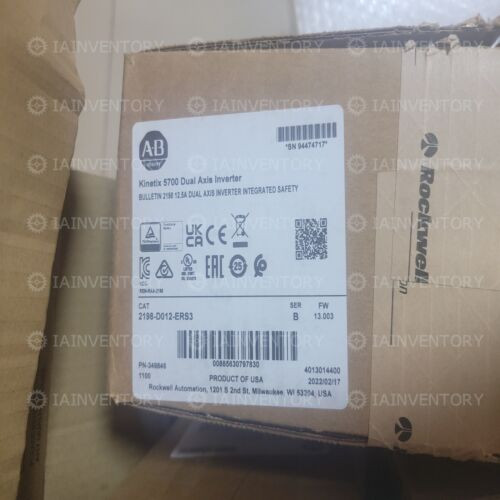 1Pc New Allen-Bradley 2198-D012-Ers3 ping