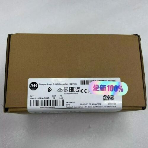 2023 Allen Bradley 1769-L18Erm-Bb1B Ser B Compactlogix 0.5Mb Controller Motion