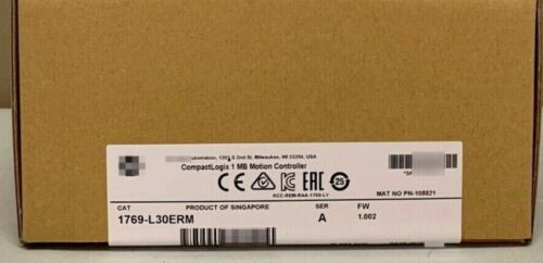 New Allen-Bradley 1769-L30Erm Compactlogix 1Mb Motion Controller