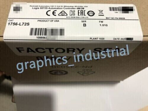 New Factory Sealed Ab 1756-L72S / B Guardlogix 5572S Controller 4Mb 1756-L72S Ab
