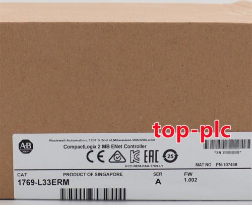 New Factory Sealed Ab 1769-L33Erm Ser A Compactlogix 2 Mb Motion Controller