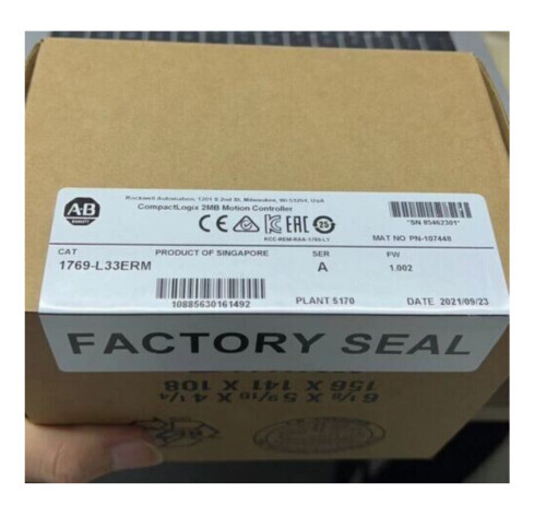 New Factory Sealed 1769-L33Erm Ser A Compactlogix 2Mb Enet Motion Controller