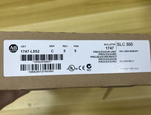 Allen-Bradley 1747-L552 /C Slc 500 Slc 5/05 32K Processor Controller Ab