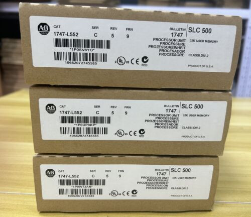 Allen-Bradley 1747-L552 /C Slc 500 Slc 5/05 32K Cpu Processor Controller Ab New