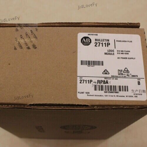 Allen Bradley 2711P-Rp8A Touch Screen Brand New Seal Stock