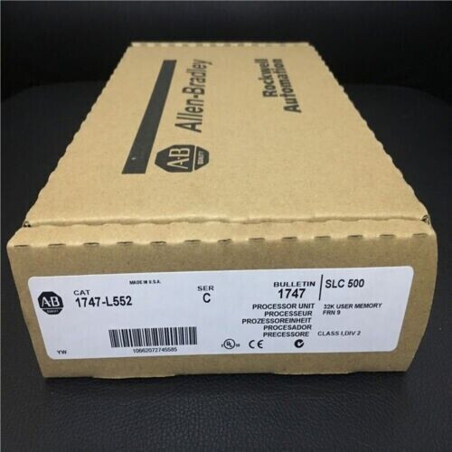 New Sealed Allen-Bradley 1747-L552  Slc500 Slc 5/05 Cpu Processor Unit Module