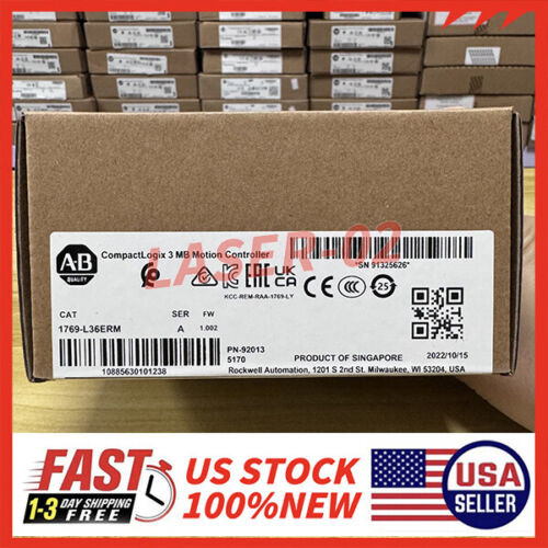1769-L36Erm Ser A Compactlogix 3Mb Motion Controller Allen Bradley New Sealed