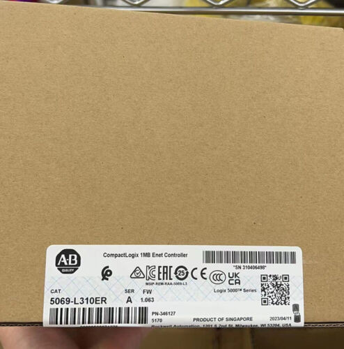 1Pc New Allen Bradley 5069-L310Er Compactlogix 1Mb Controller