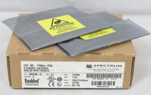 New Factory Sealed 1769Sc-If8U /A Spectrum Controls 8 Ch Universal Analog Input