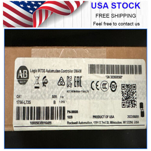 New Sealed Allen-Bradley 1756-L73S (1756-L73S) Processor/Controller