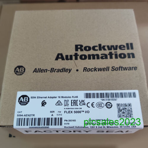 2023 Allen-Bradley 5094-Aen2Tr Flex 5000 Dual Port Ethernet Module 5094Aen2Tr