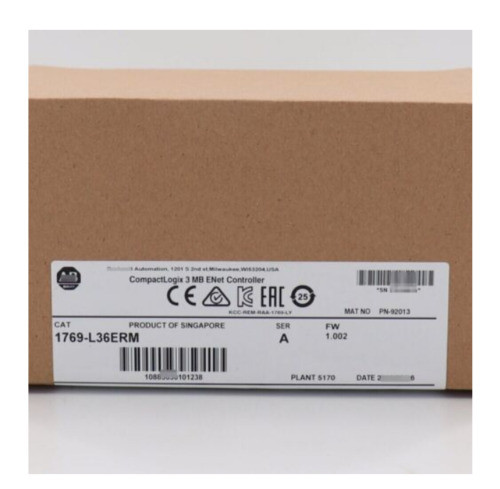 New Factory Sealed Ab 1769-L36Erm/A Compactlogix 3Mb Motion 1769L36Erm
