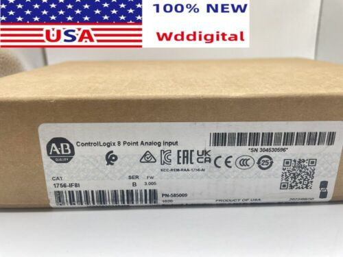 ping Allen-Bradley 1756-If8I Isolated Analog Input Module New