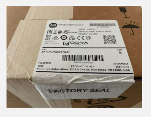 New Factory Sealed Allenbradley  2711P-T9W22D9P  /B Touch Panel2711P-T9W22D9P