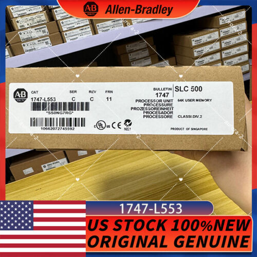 New Allen-Bradley 1747-L553 / C Slc500 5/05 Cpu Processor Unit Ab 1747L553