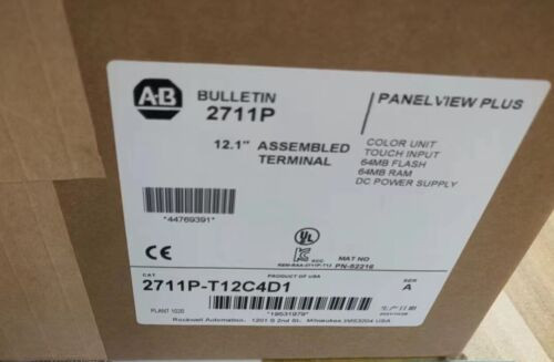 Allen-Bradley 2711P-T12C4D1 Panelview Plus 1250 Touch Terminal Ab 2711P-T12C4D1
