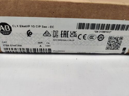 New Factory Sealed Allen Bradley 1756-En4Trk Communications Module 1756En4Trk