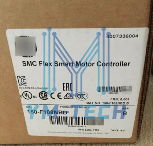 Allen-Bradley 150-F108Nbd Smc Flex Smart Motor Controller 150F108Nbd