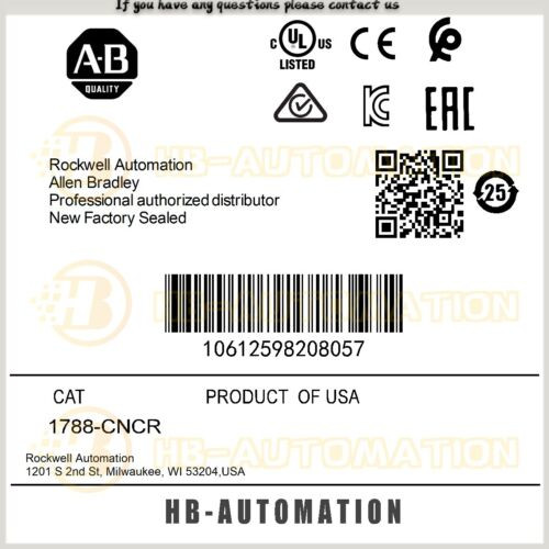 1788-Cncr Allen Bradley Cnet Flexlogix/Drivelogix Comms Module #Zypl