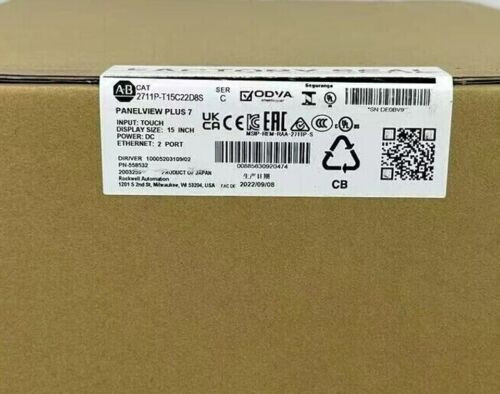 Allen-Bradley 2711P-T15C22D8S  Hmi Panelview Plus 7 Touchscreen 2711Pt15C22D8S