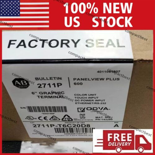 Allen-Bradley 2711P-T6C20D8 Panelview Plus 6 Graphic Terminal 2711Pt6C20D8