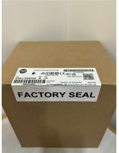 New Factory Sealed Ab 5069-L320Ers2 Ser B Guardlogix 5380 Plc Processor Compact