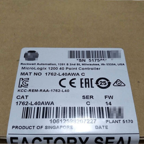 1762-L40Awa  Allen Bradley New 1762 L40Awa Micrologix 1200 40 Point Controller