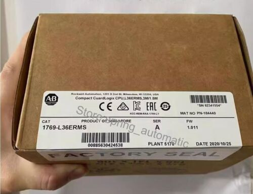 New Sealed Allen-Bradley 1769-L36Erms Guardlogix 5370 Programmable Controller