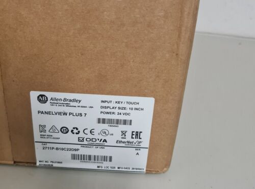 1Pc Allen Bradley New Factory Sealed 2711P-B10C22D9P Panelview Plus 7 Terminal