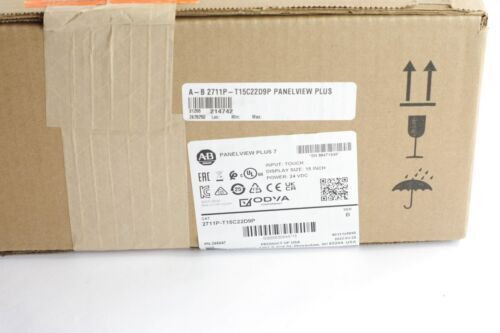 1Pcs New Allen-Bradley 2711P-T15C22D9P /B Panelview Plus 7 Sealed 2711Pt15C22D9P