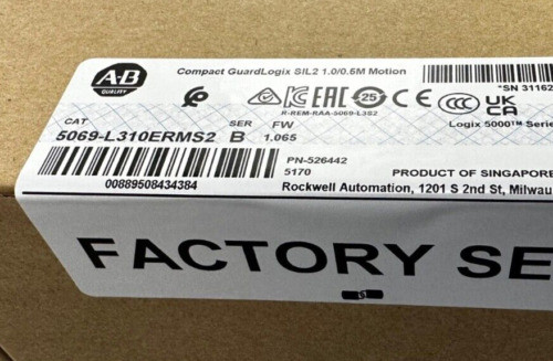 Brand New 5069-L310Erms2 Series B Compactlogix 5380 Controller