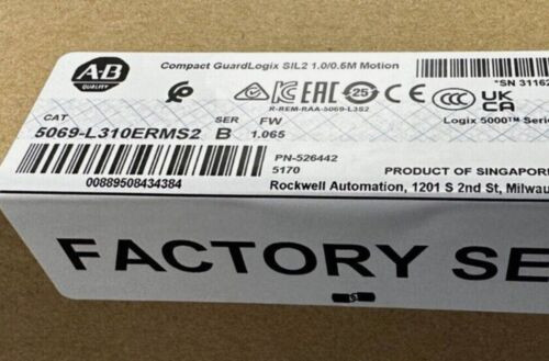 New Genuine New  5069-L310Erms2 Compactlogix 5380 Controller
