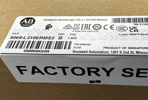 New  Allen-Bradley 5069-L310Erms2 Compactlogix 5380 Controller