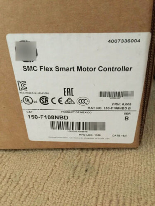 New  Allen-Bradley 150-F108Nbd Smart Motor Controller