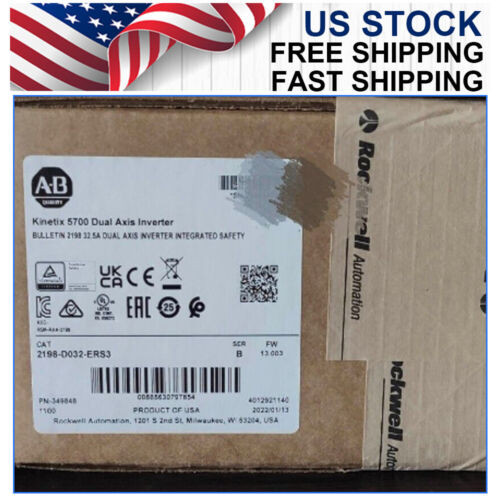 Allen Bradley 2198-D032-Ers3 /B Kinetix 5700 Dual Axis Inverter Ab 2198D032Ers3