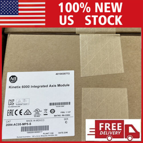 2094-Ac05-Mp5-S Allen Bradley Kinetix 6000 Converter 2094 Ac05 Mp5 S New Us