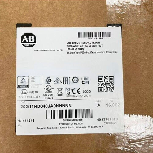Allen-Bradley 20G11Nd040Ja0Nnnn Powerflex 755 Ac???? ?? ???-