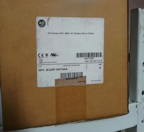 New Allen Bradley Mpl-B320P-Hk74Aa 480V Ac Rotary Servo Motor Mplb320Phk74Aa