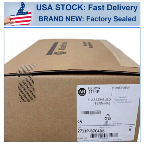 2711P-B7C4D8 Brand New Allen Bradley 2711P-B7C4D8  Ab Us