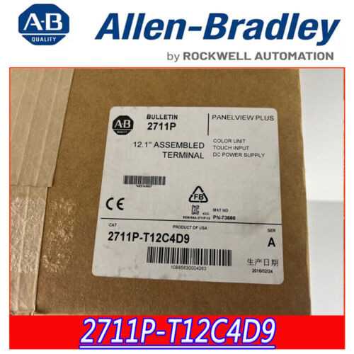 Allen Bradley 2711P-T12C4D9 Touch Screen Brand New Seal Stock