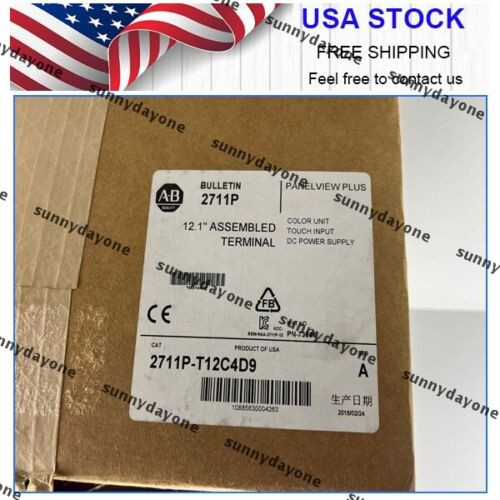 Allen Bradley Panelview Plus 1250 2711P-T12C4D9 Display 2711Pt12C4D9 Brand New