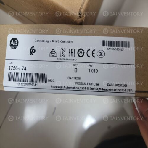 1Pc  New Allen-Bradley 1756-L74 ping